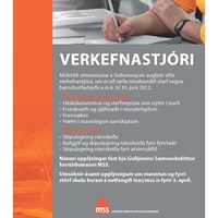 Verkefnastjóri óskast tímabundið