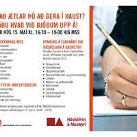 Kynningarkvöld á námsframboði hjá MSS