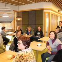 Heimsókn á  bókasafn Reykjanesbæjar
