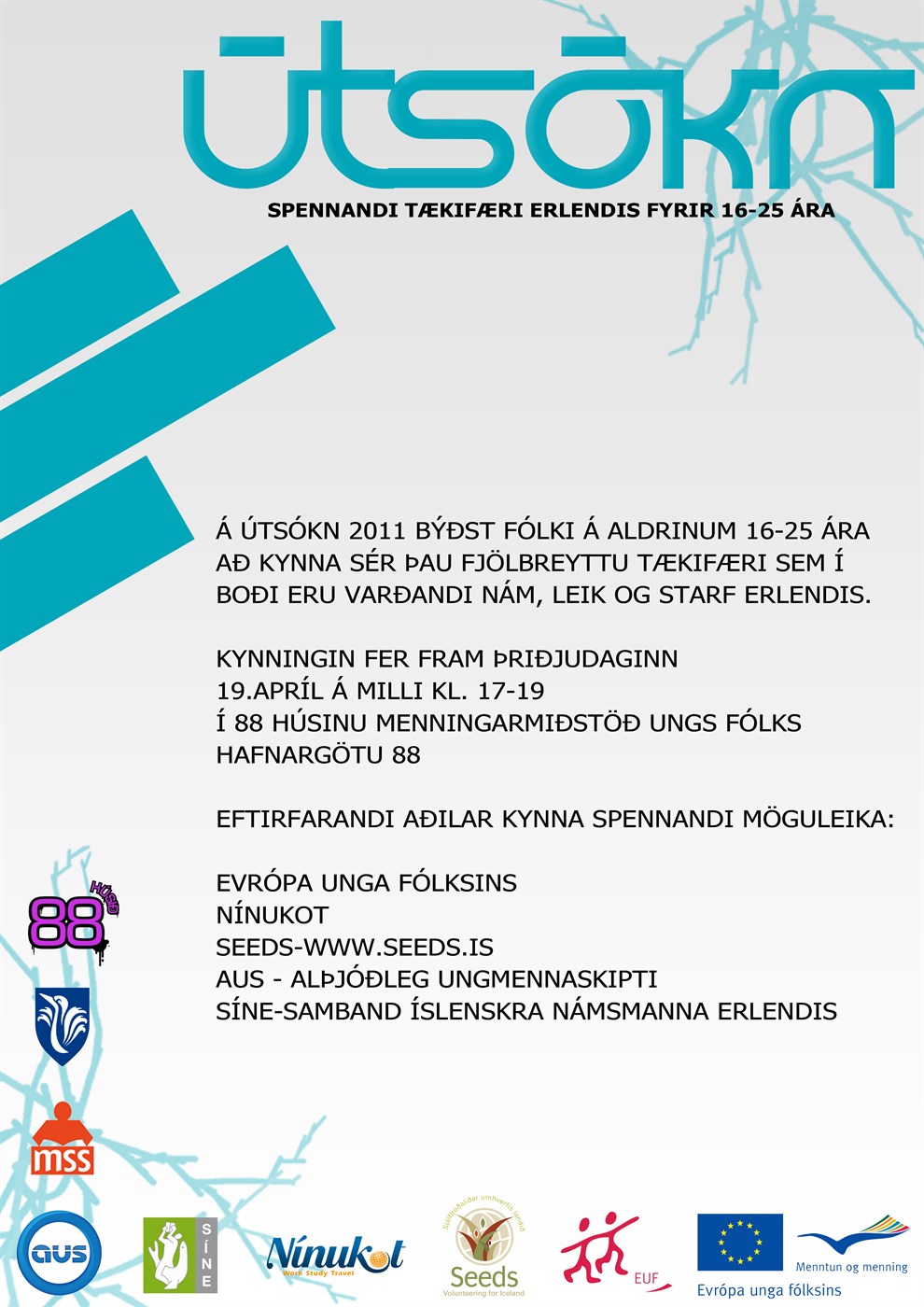 Útsókn fyrir ungt fólk
